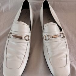 Men’s Shoes White Leather Size 12