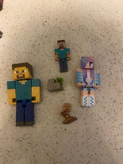 Minecraft Action Figures Lot of 5