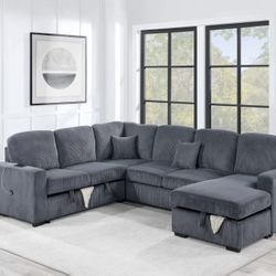 Sectional Sleeper Sofa With Storage 