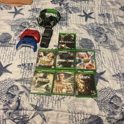 Xbox One Bundle Games And Controllers 