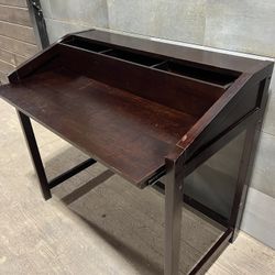 World Market writing desk with slide & hidden storage
