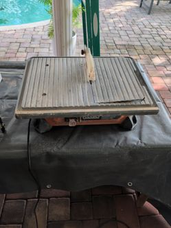 Rigid wet tile saw
