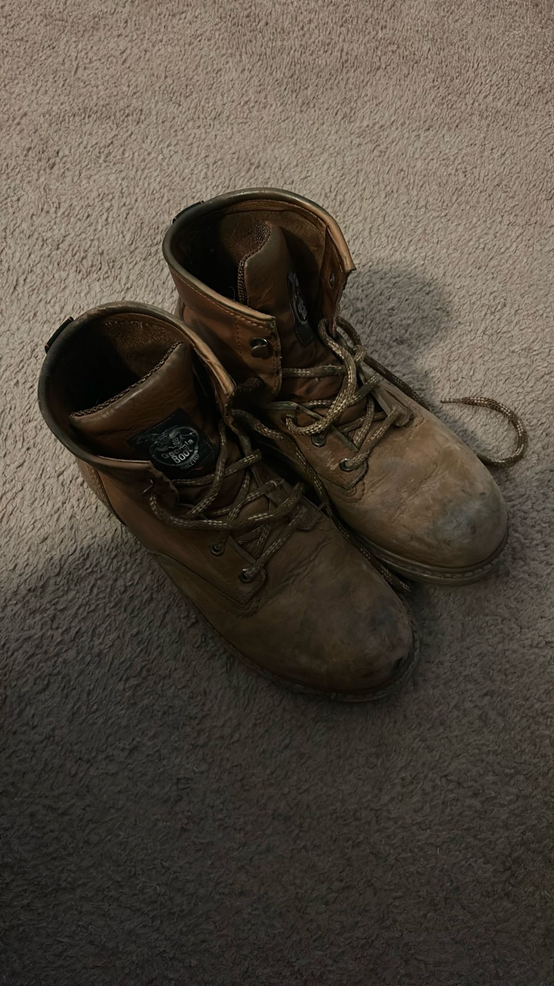 Georgia Boots Sz10.5 Steel Toe