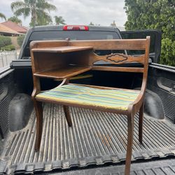 Vintage Telephone Bench