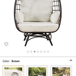 Swirling Chair New , Pillows still in bag