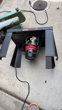 Craftsman router with table works perfect excellent condition