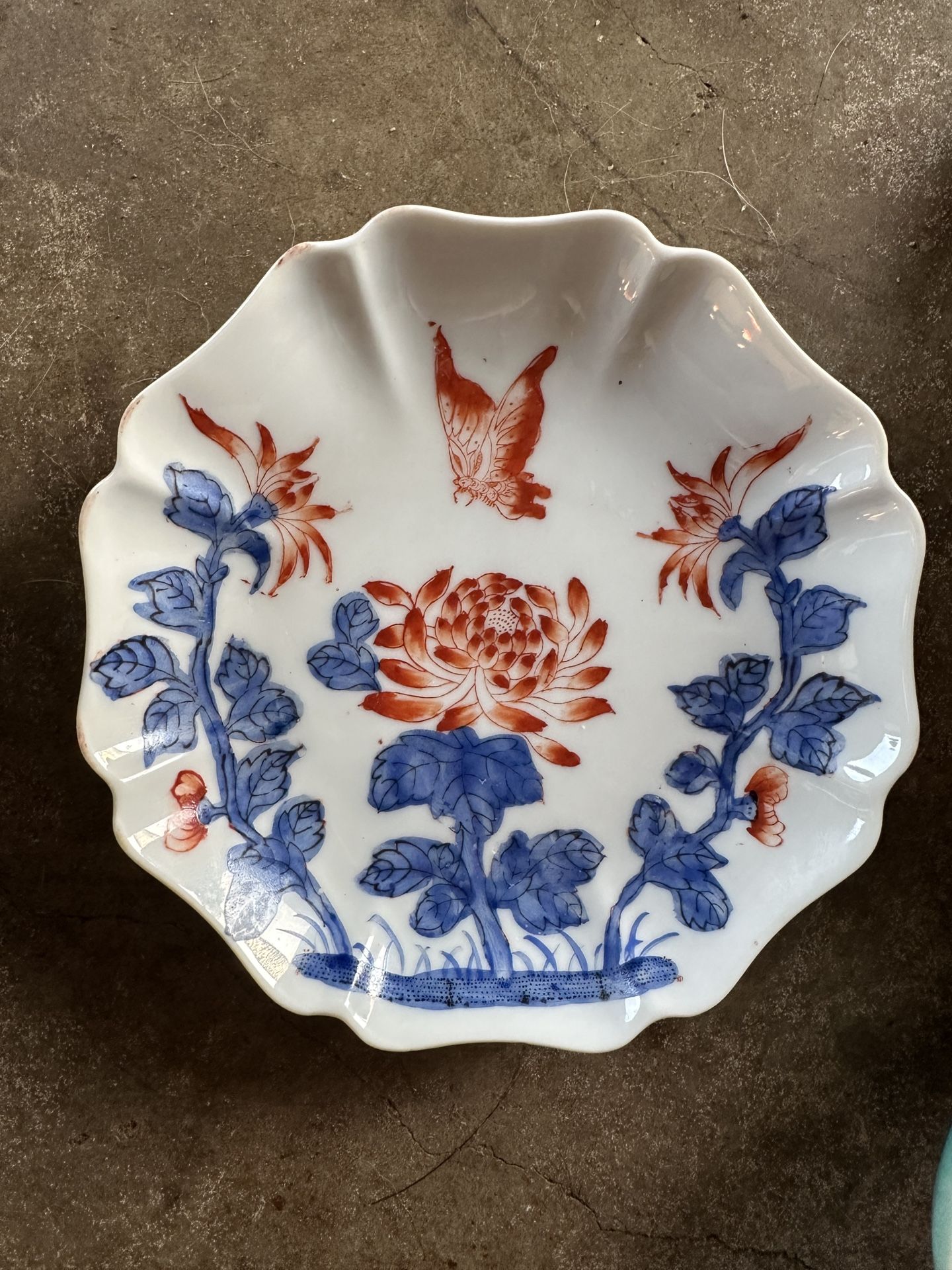 Antique Vista Alegre Porcelain Dish