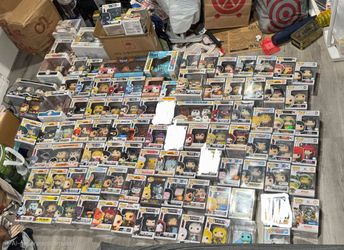 Large Funko Pop Collection Lot