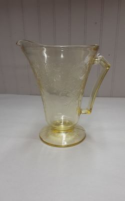 Depression Glass 1(contact info removed)'s Florentine Poppy Pitcher- Located in Shelton