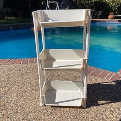 Small Plastic bathroom storage shelf