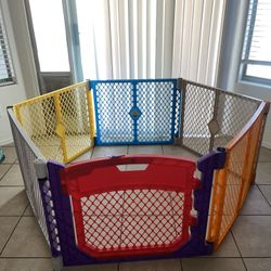 6 Panel Baby Play Pen Play Yard Or Dog Kennel 