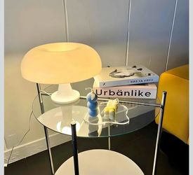 5 Mode Light ~  White Mushroom Lamp USB Desk Lamp Plastic Modern Night Light