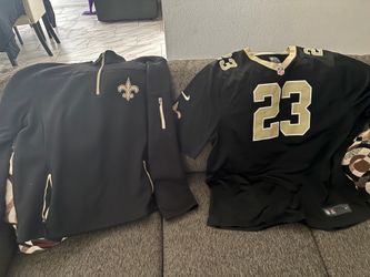 Saints jersey and sweater 3XL