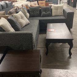 Gray brand new sectional $800 why wait forever grab it and go today hurry for best selection over 50 in stock