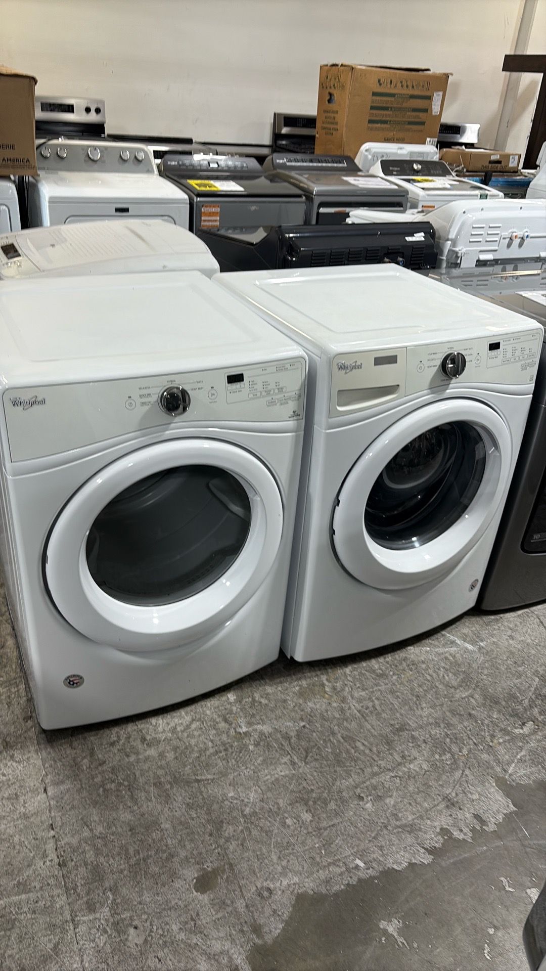 Whirlpool Frontload, Washer And Gas Dryer