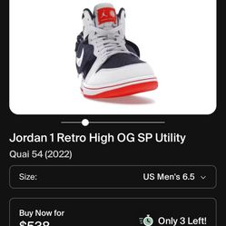 Jordan 1 Retro High OG SP Utility 