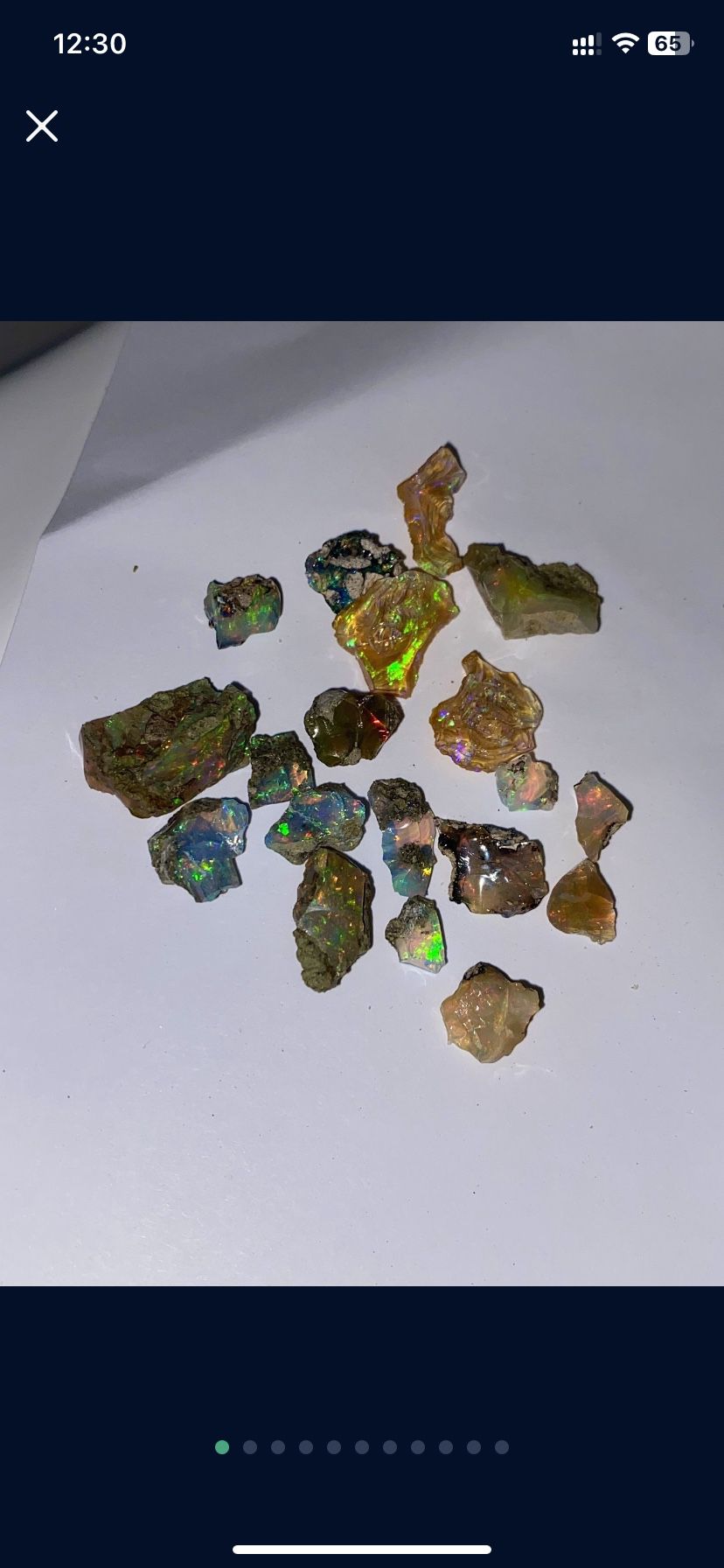 Make Offer - Natural Rough Opal Bundle With Excellent Fire Rainbow Color 🌈  #L4176