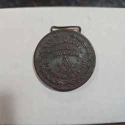 1892 James Ten Eyck F And A.M. Utica Medal