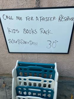 Kids Book Rack Plastic Bookshelf