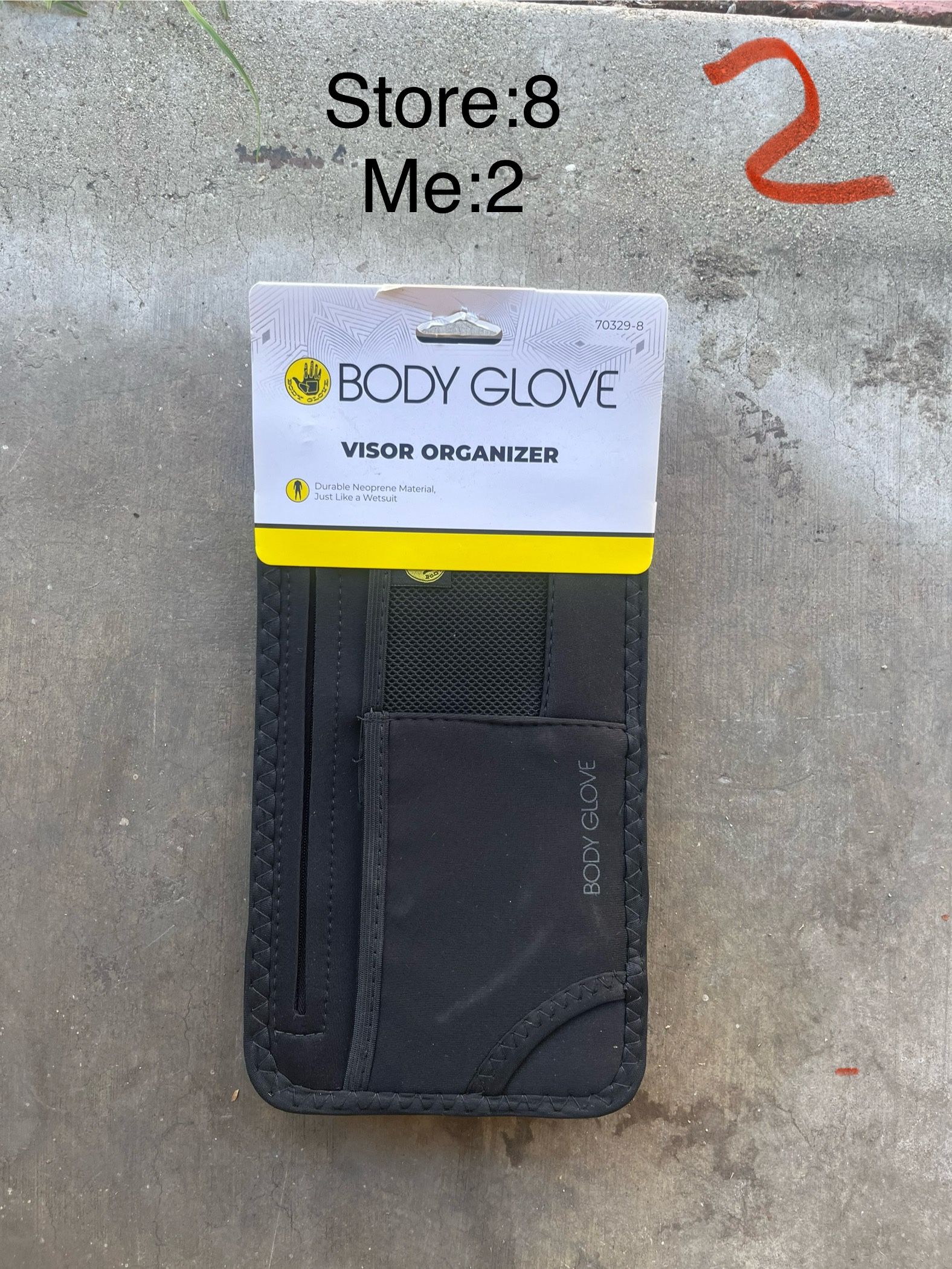 Body Glove Visor Organizer