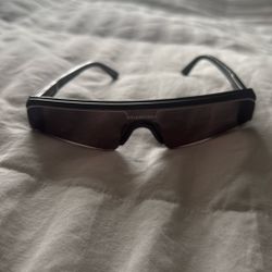 Black Balenciega Sun Glasses Unisex