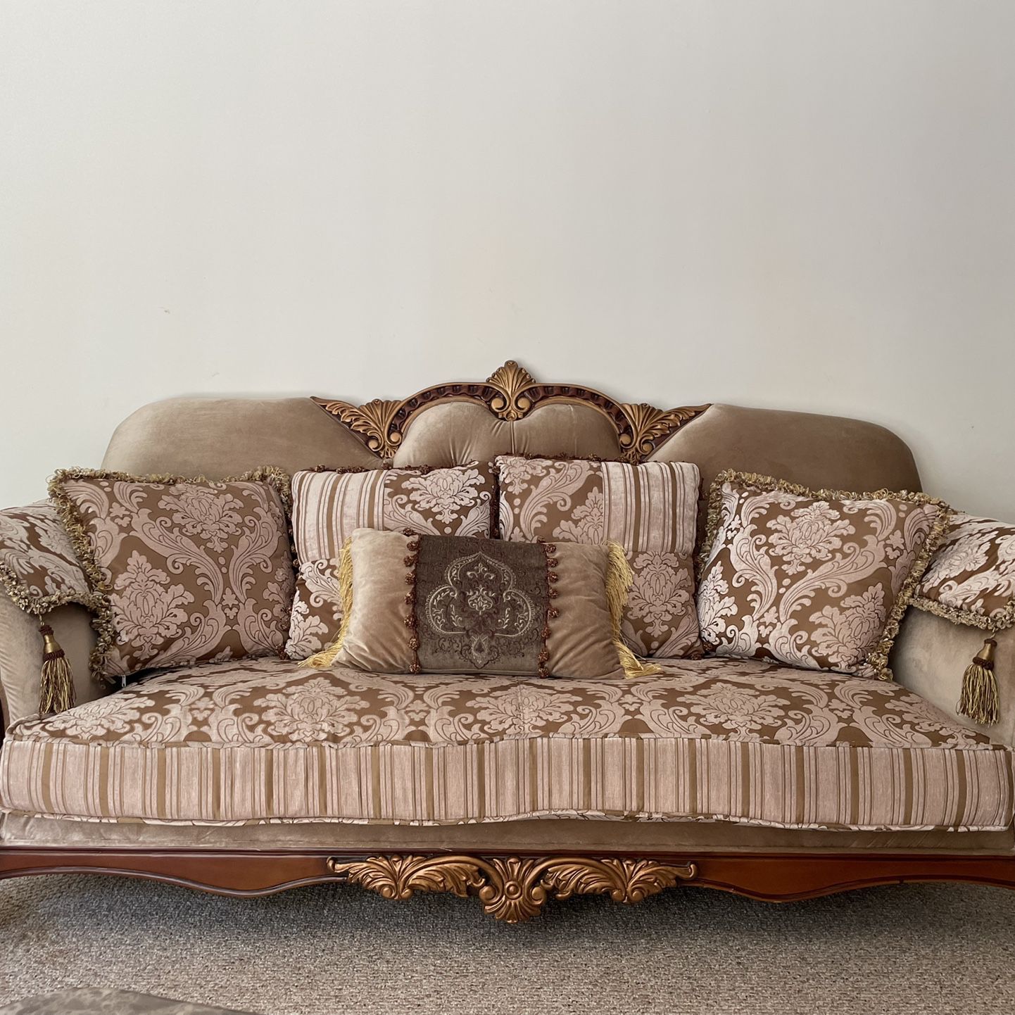 camella collection sofa with love seat