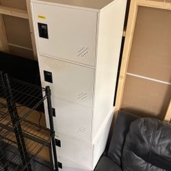Two Locker Cabinet