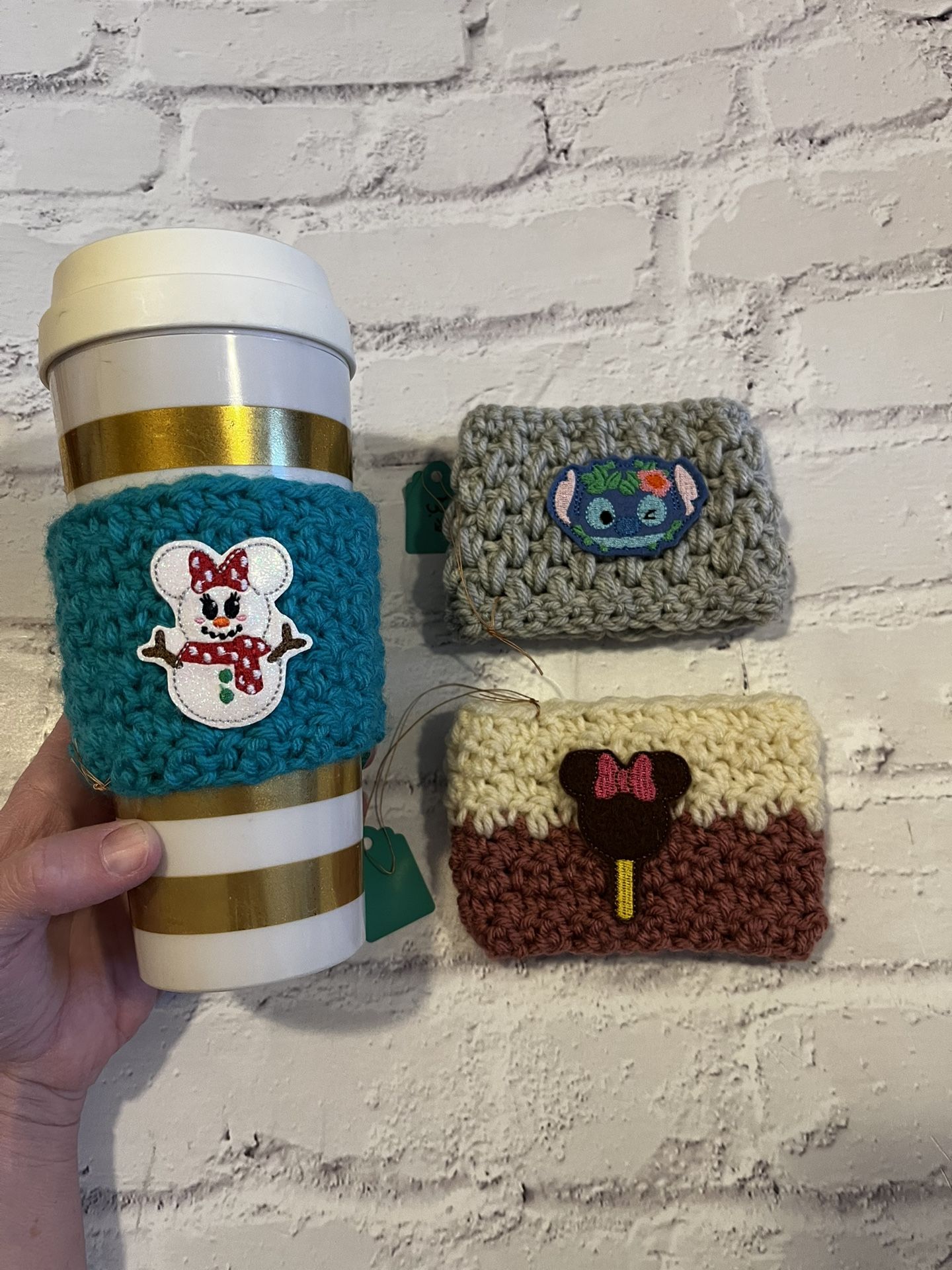 Set Of 3 Cup Cozies