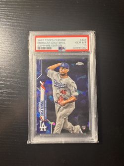 Brusdar Graterol PSA 10 rookie sapphire chrome