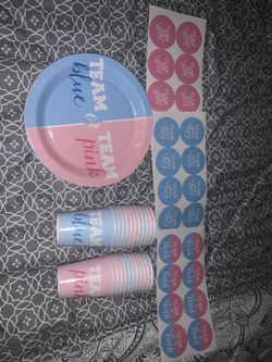 Gender reveal party supplies