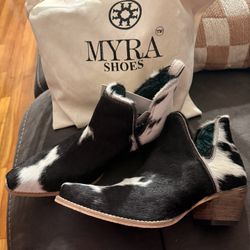 Myra Cowhide Sunset Boots 