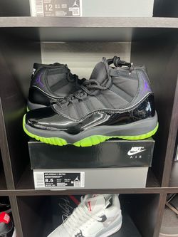 Jordan 11 Retro GS "Black/Barely Volt"