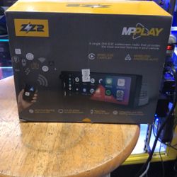 Zz2 Mplay Single Din Apple CarPlay And Android Auto Stereo Wireless 