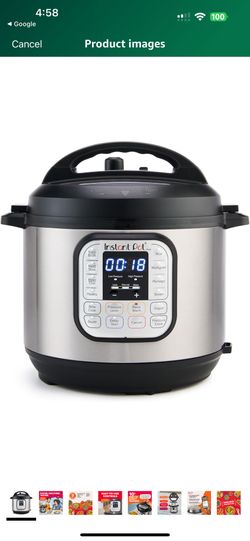 Instant Pot Duo 7-in-1 Electric Pressure Cooker, Slow Cooker, Slowcooker, Pressure cooker, Rice, Steamer, Sauté, Warmer & Sterilizer,
