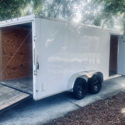 1 2024 Caru Utility Covered Trailer $6800