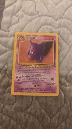 GENGAR BASE SET FOSSIL !!! READ BELOW