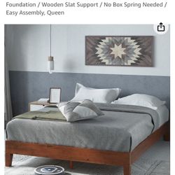 Low Profile Queen Bed Frame 
