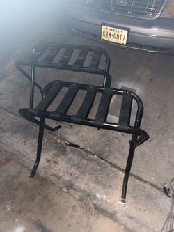 Folding luggage rack