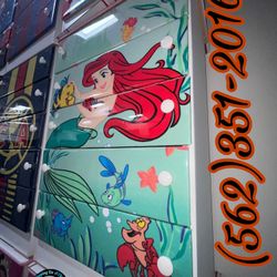 Little Mermaid Five Drawer Dresser Chest New Cajonera 