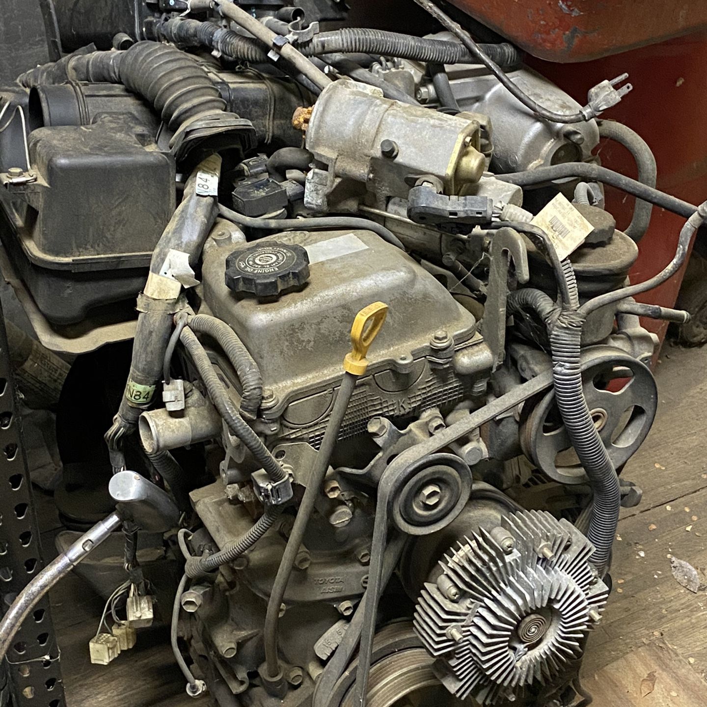 Used 2rz Engine 2RZ-FE - 2003 2.4L Toyota Tacoma SR5 Engine Complete Swap (engine/ecu ...