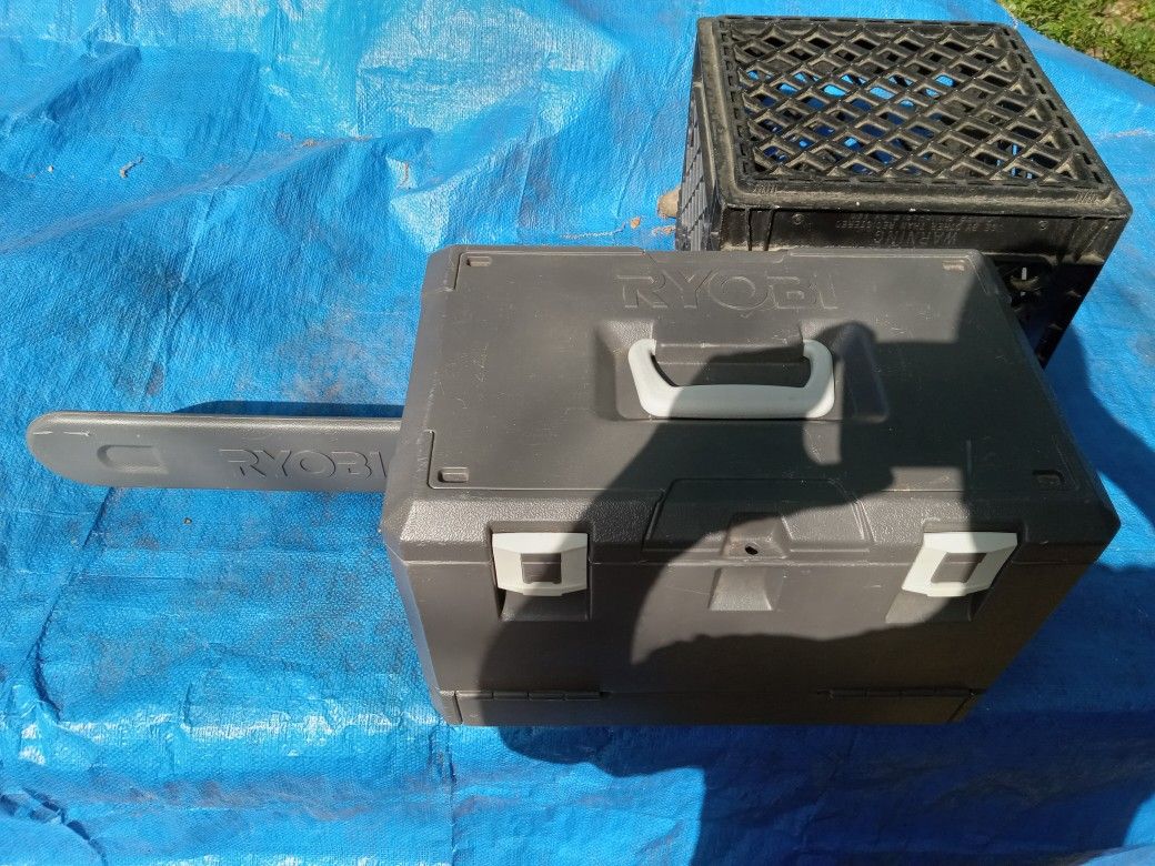 RYOBI 3716 CHAINSAW,NEW CHAIN VERY GOOD CONDITION $80.