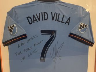 David Villa Autographed MLS New York City FC. Played With Barcelona And World Cup Champion With Spain 🇪🇸