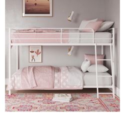 Twin Over Twin Bunk Bed 