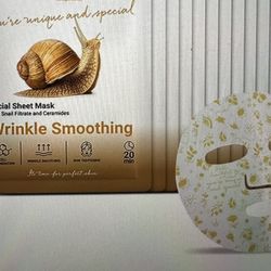Snail Mucin Collagen Face Masks Set Of 12