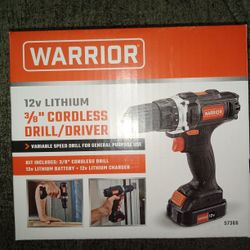 Warrior Cordless Drill (Brand New)