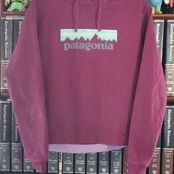 Women Patagonia Uprisal Hoodie Recycled Sweatshirt Worn Wear Sz S Purple Color