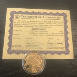 $50 Buffalo Tribute Proof