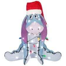 NEW Christmas Eeyore Outdoor Lighted Yard Decoration