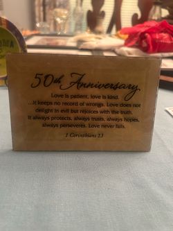 50th anniversary bible quote display