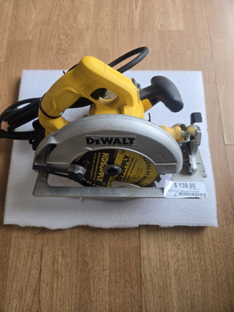 Dewalt Circular Saw Brand New